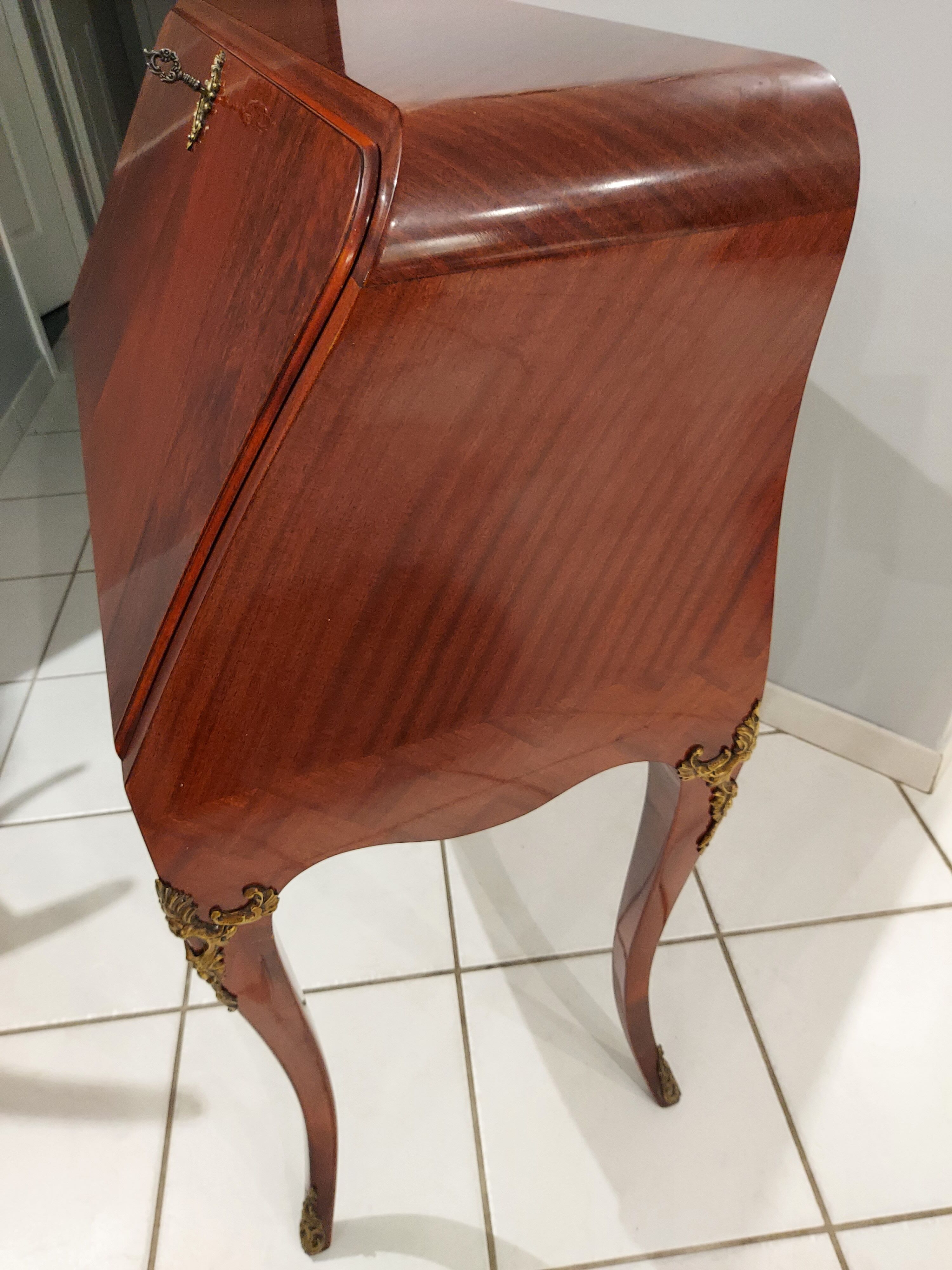 Louis XV style donkey slope desk