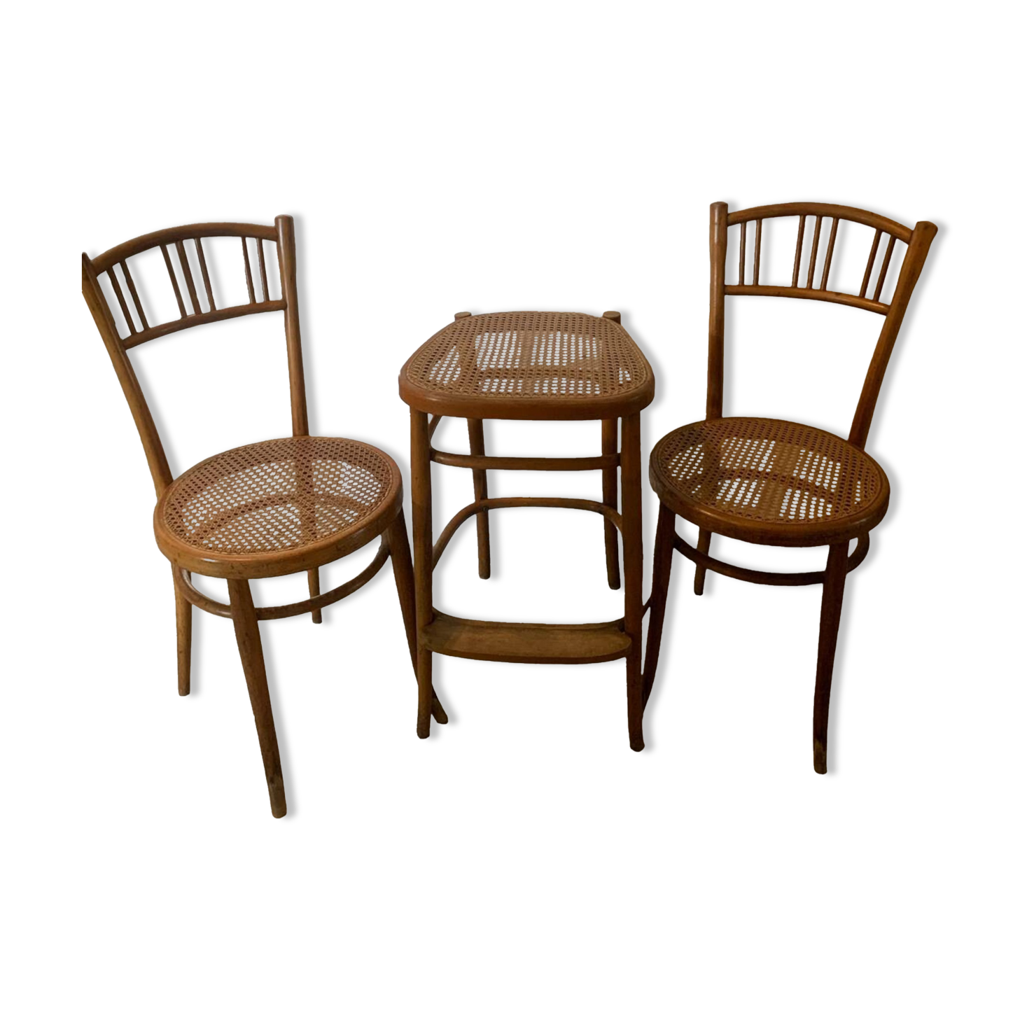 Bistro chair plus stool