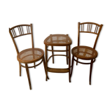 Bistro chair plus stool