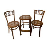 Bistro chair plus stool