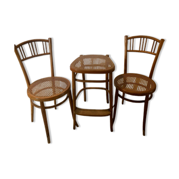 Bistro chair plus stool