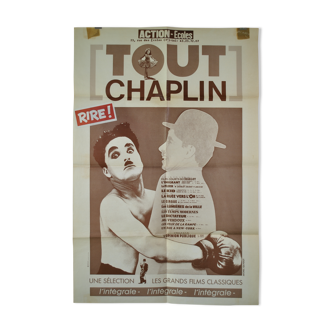 Affiche Tout Chaplin 1987