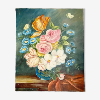 Peinture bouquet de fleurs