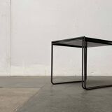 Postmodern perforated metal nesting side tables from Ikea, 1980s, set of 2.