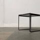 Postmodern perforated metal nesting side tables from Ikea, 1980s, set of 2.