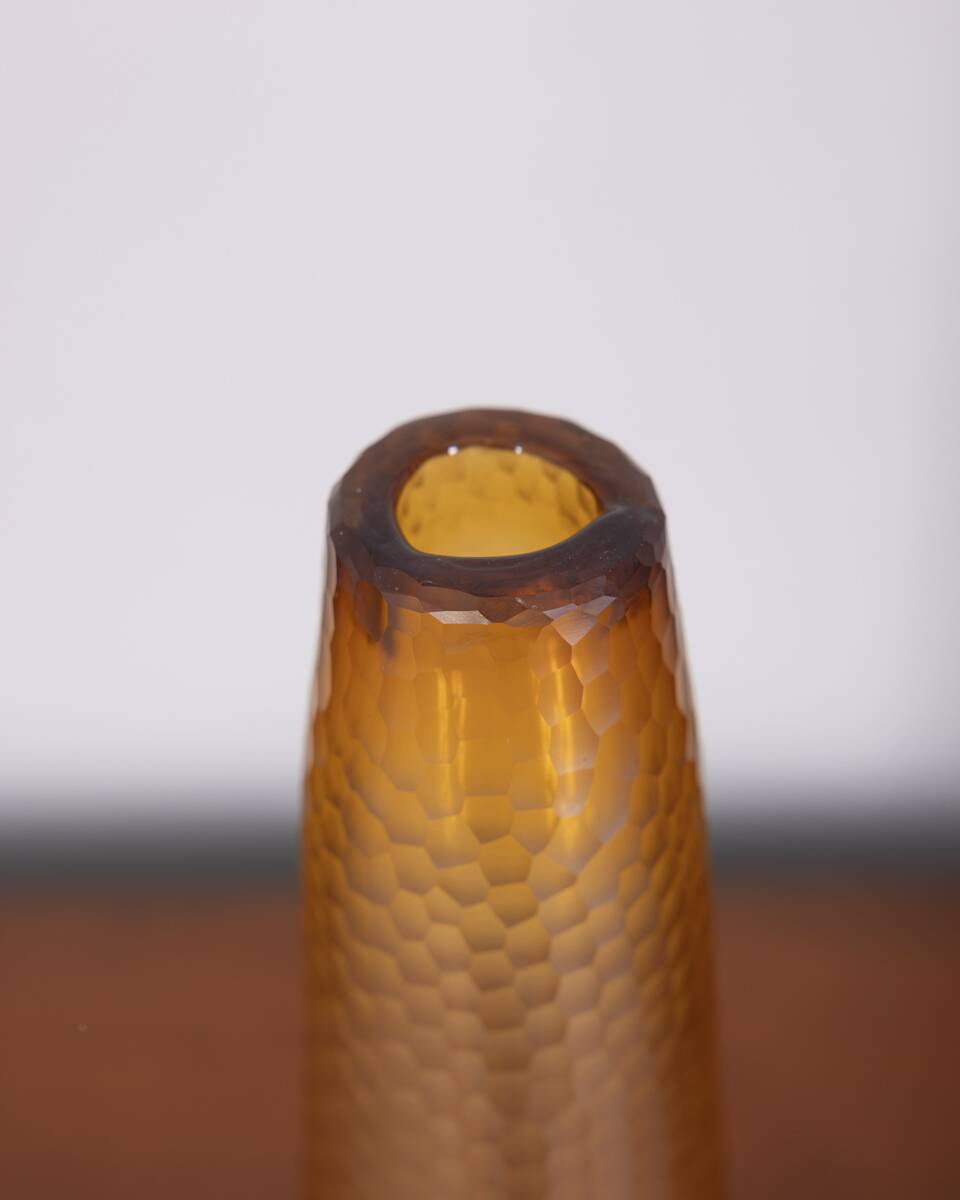 Grand vase vintage en verre de Murano des années 1950, conçu par Scarpa pour Venini