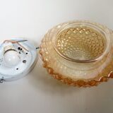 Amber vintage ceiling lamp