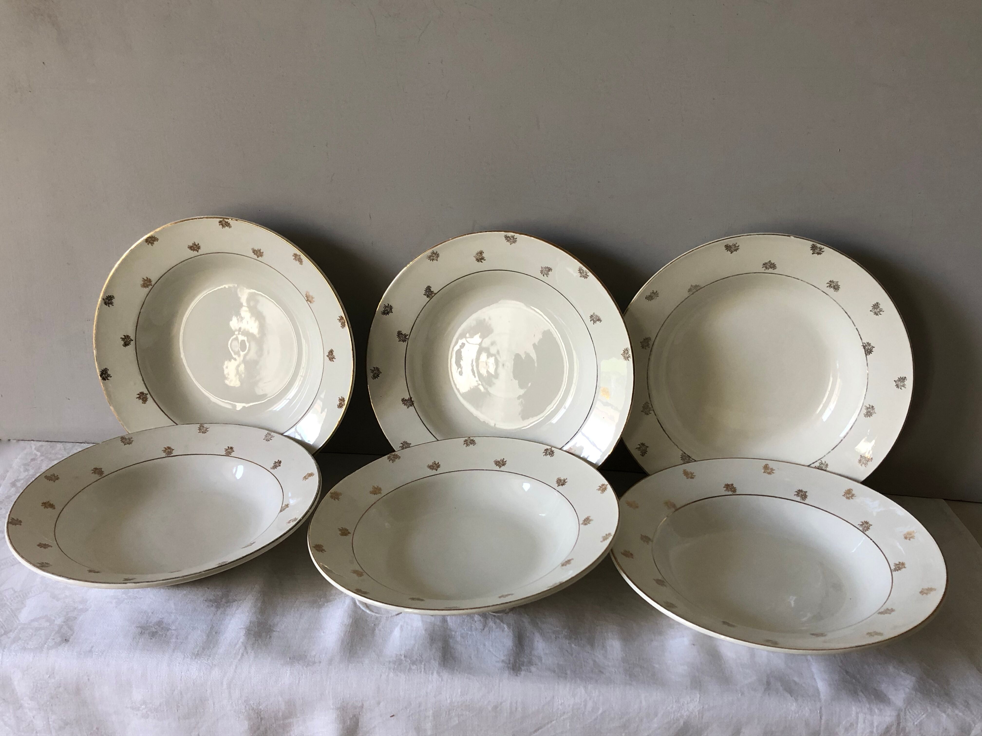 6 Digoin hollow plates - Nico Service