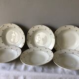 6 Digoin hollow plates - Nico Service