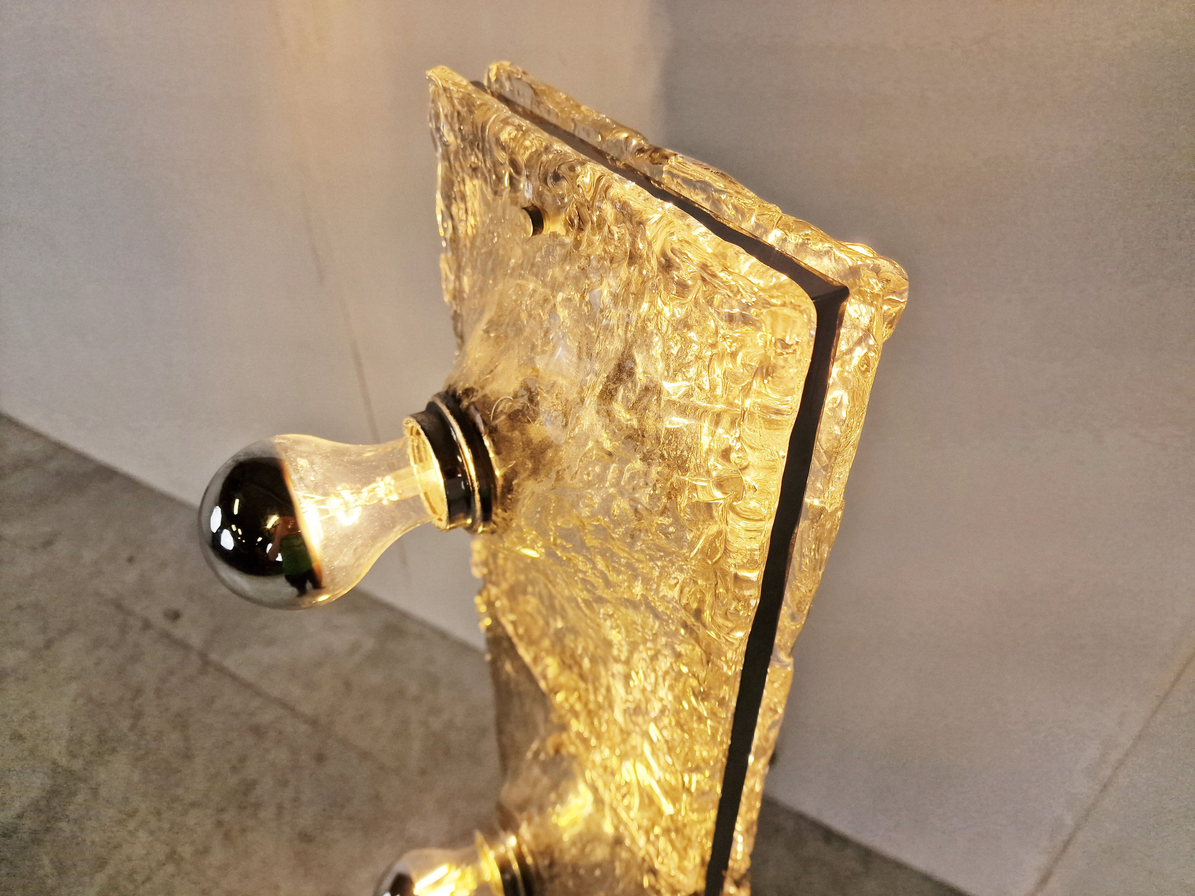 Mid century Murano glass floor lamp, 1970s