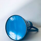 Old blue enamelled broc