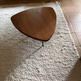 Organic tripod coffee table – European modernism, 1950s–60s
