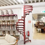 Cast iron spiral staircase, Sweden, 1900