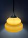 Suspension Mid-Century Space Age - vintage beige luminaire
