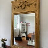 Trumeau 19th - golden stucco