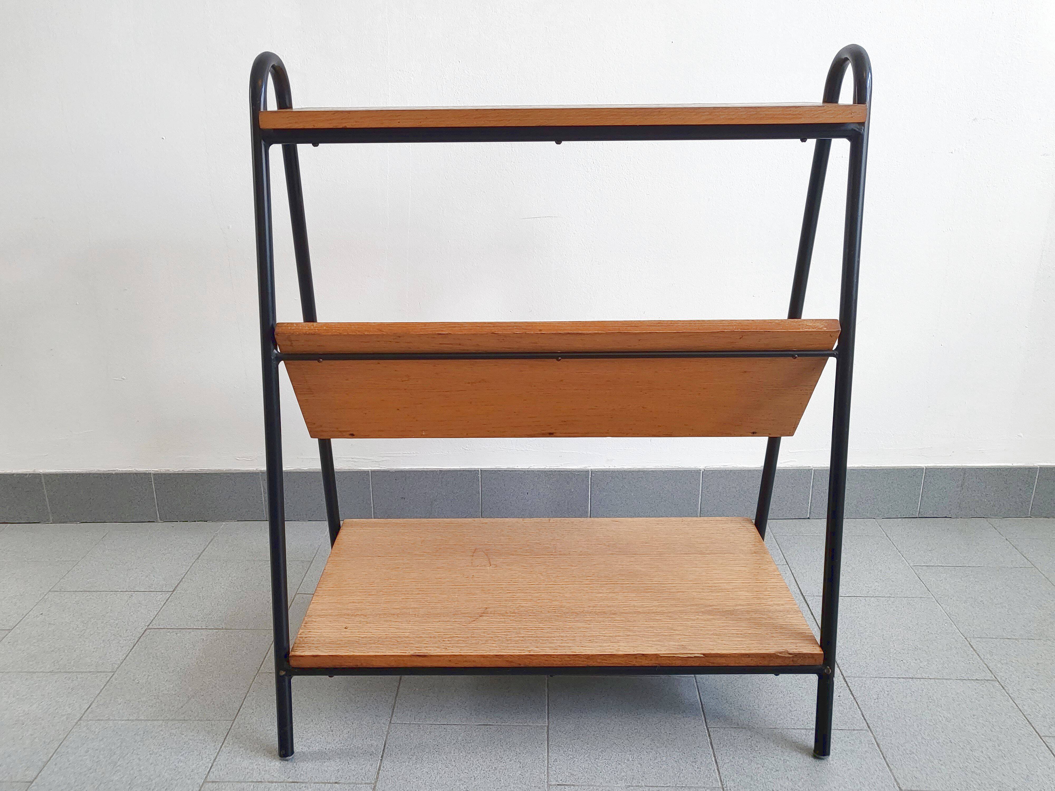 Vintage library shelf 1950