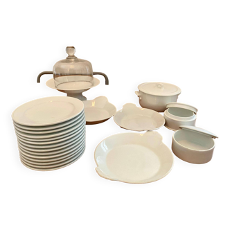 Lot of tableware (dishes, plates, etc.) - porcelain