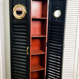 Furniture cabinet with window