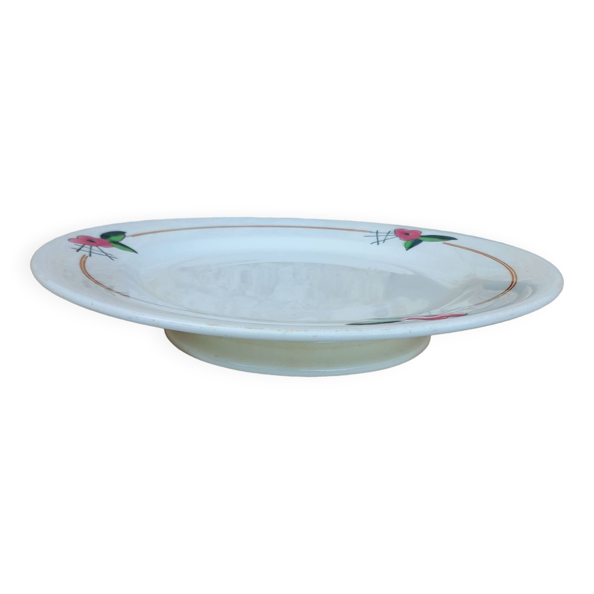 Plat de présentation sur pied Charbonnier modèle Alger