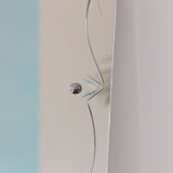 Bevelled, chiseled, antique, art deco wall mirror