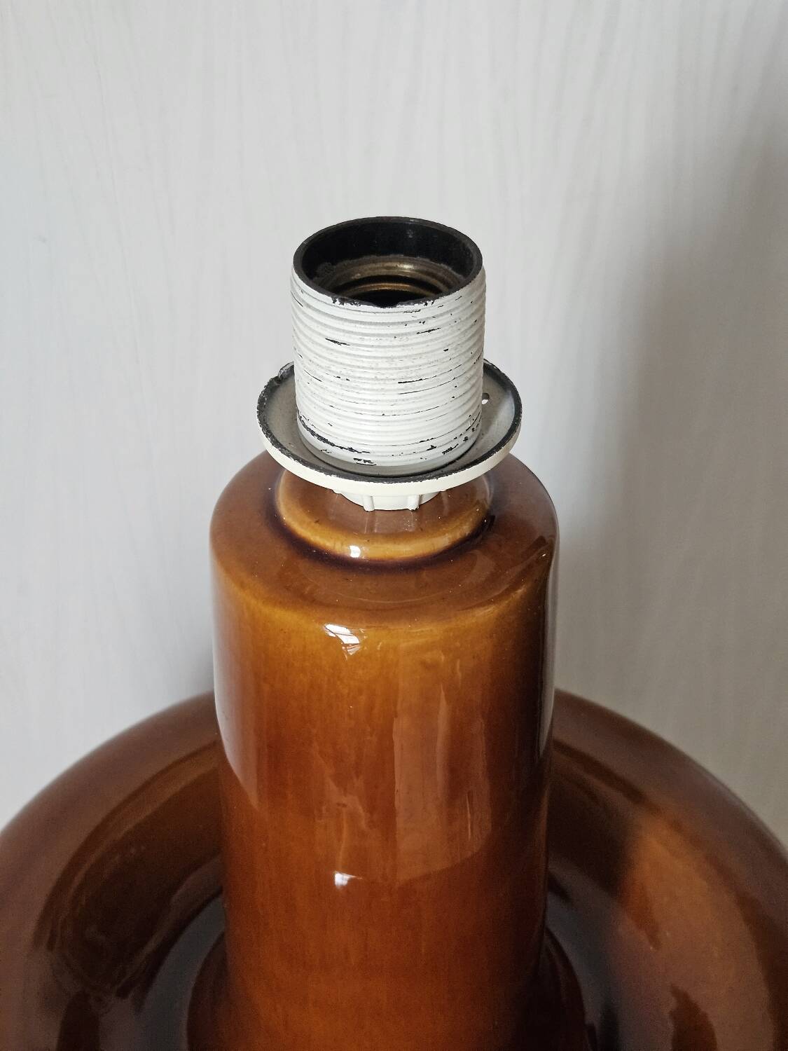 Vintage spinning top lamp base