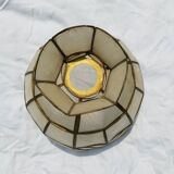 Set of 4 lampshade suspensions in mother-of-pearl