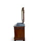 The antique walnut vanity , 19th century