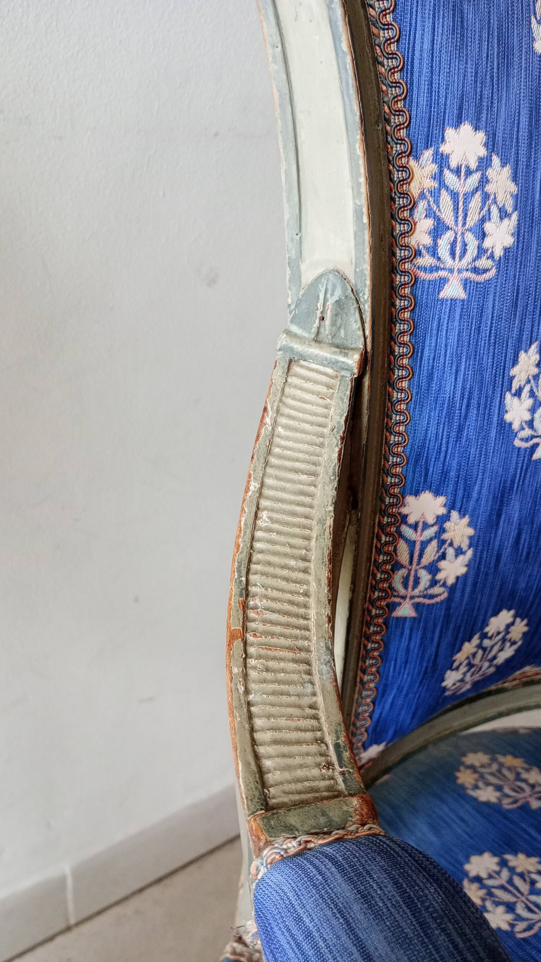 pair of Directoire armchairs