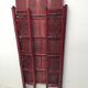 Vintage bamboo and rattan folding shelf
