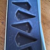 Vintage silver metal seal knife holder