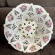 Fruit bowl crafted with floral decoration, Sumi, Romania, centrepiece decor.