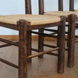 3 mulched chairs Georges Robert
