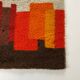 Ensemble de 2 tapis multicolores à poils hauts Rya par Desso, Pays-Bas, années 1970