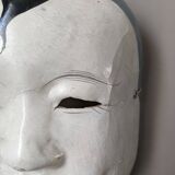 Japanese papier-mâché theater mask wall decoration from the 50s