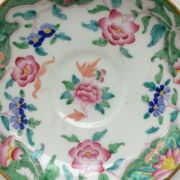 Minton 19th-century English porcelain flower under-cup