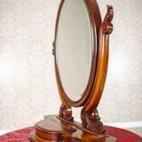 Early 20th Century Adjustable Mirror with Storage Compartment, 1890s