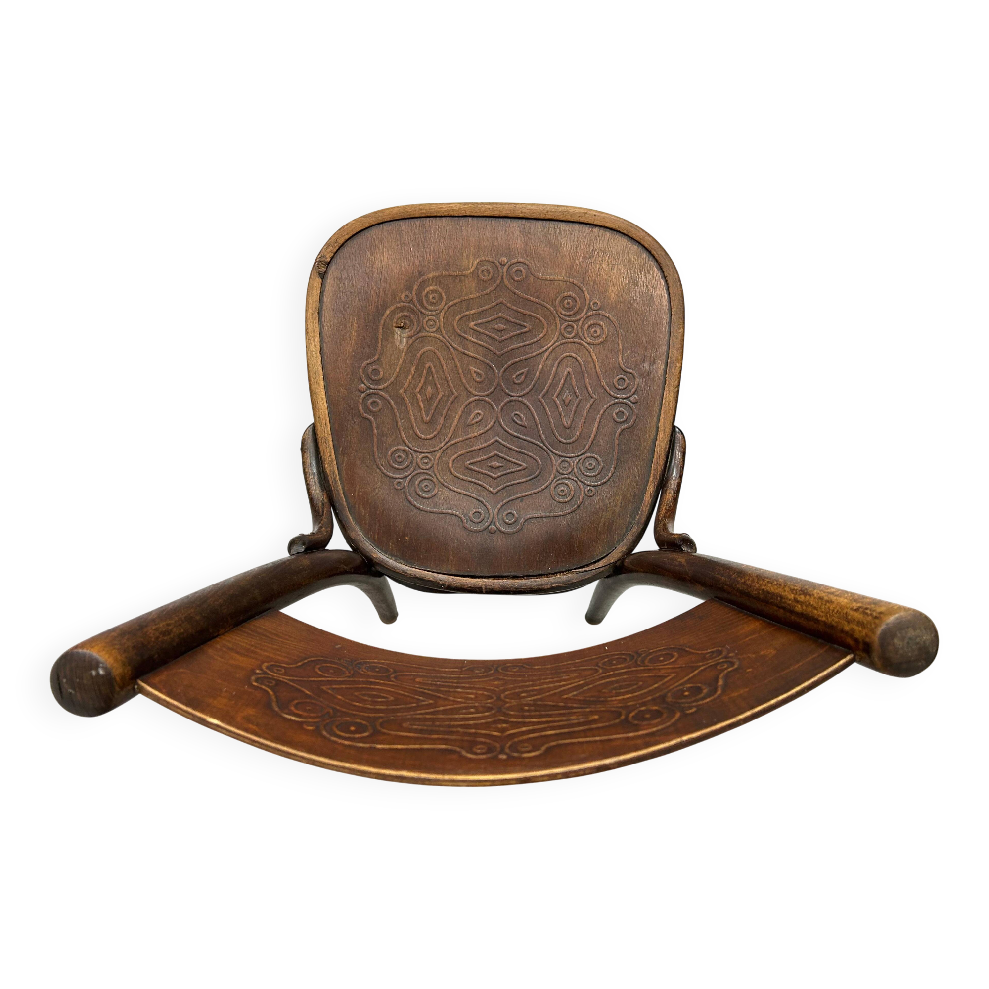 Ensemble de 3 chaises de salle à manger par J&J Kohn
