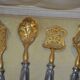 Covered with silver metal and vermeil entremets