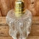 Vintage bubble glass pendant globe