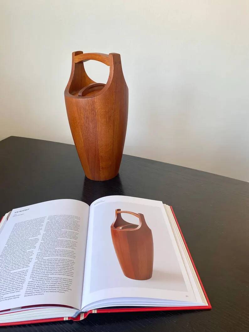 Teak ice bucket by Jens Harald Quistgaard, Denmark 1950s