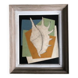 Large painting on panel