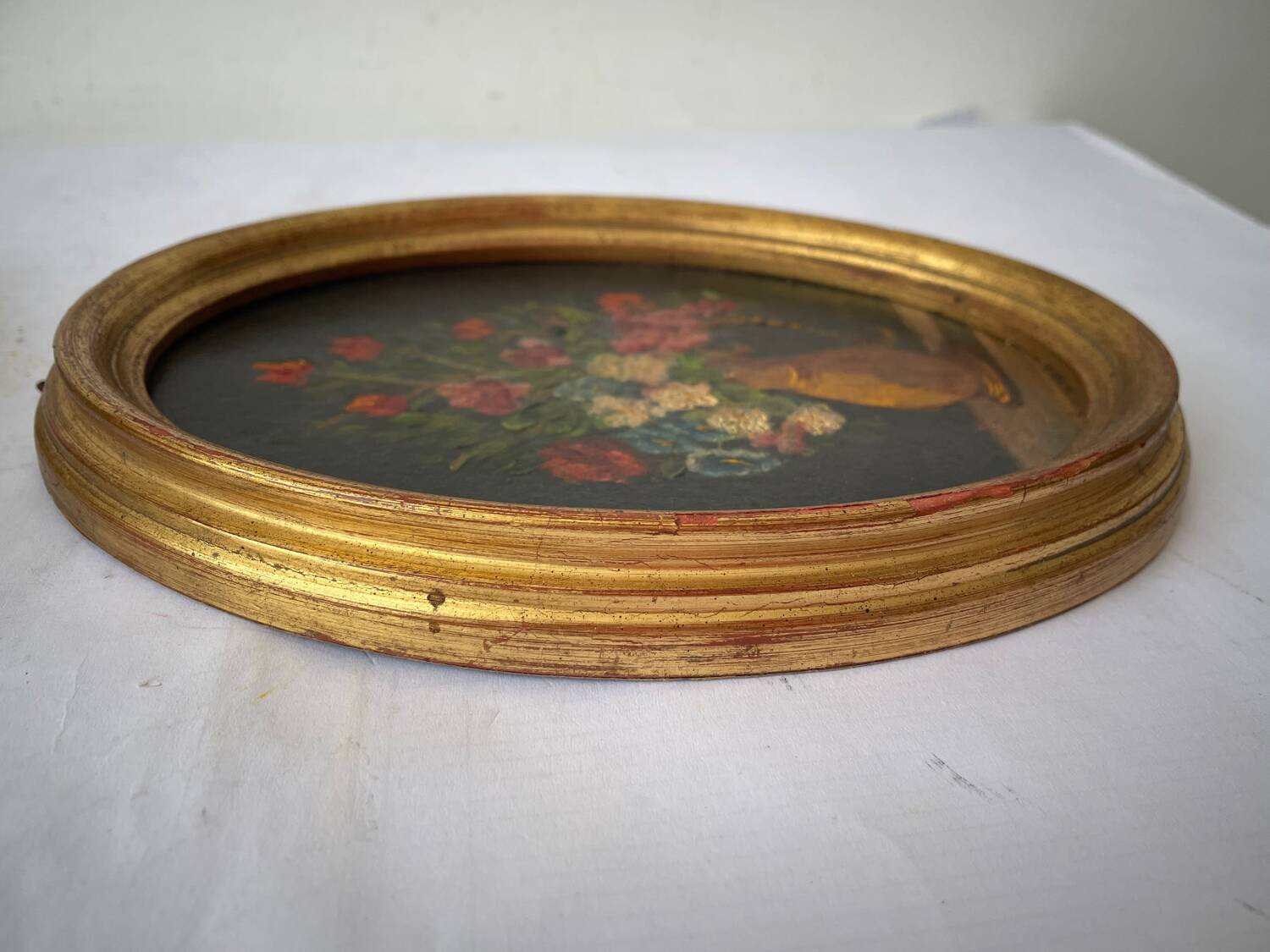 Duo of paintings "bouquet of flowers"