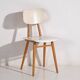 Chaises blanches vintage (vers 1960). Ensemble 3 pièces #1