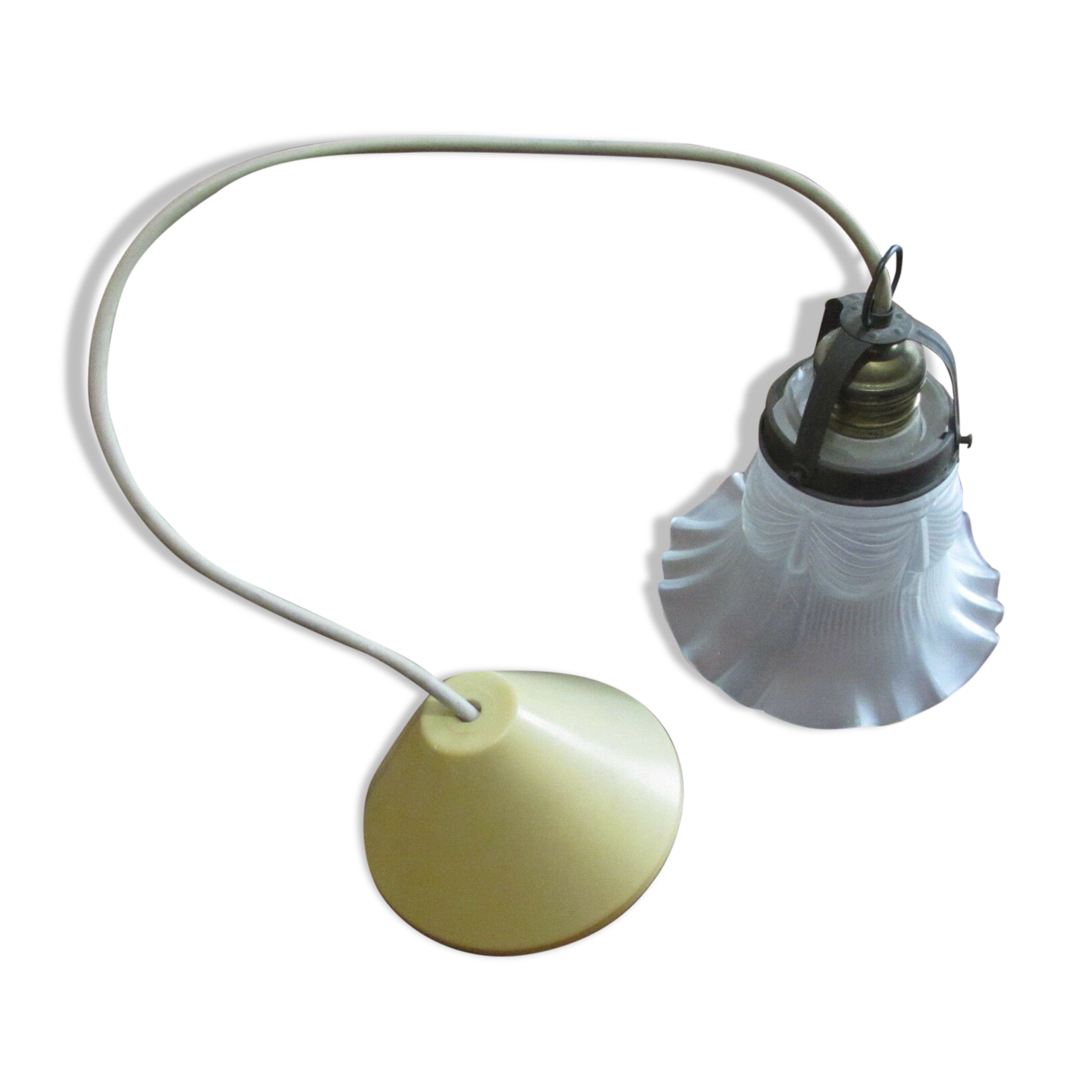 Apply tulip old glass paste suspension chandelier