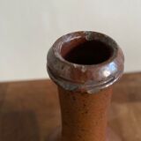 Old glazed stoneware bottle