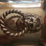 Silver metal ice bucket