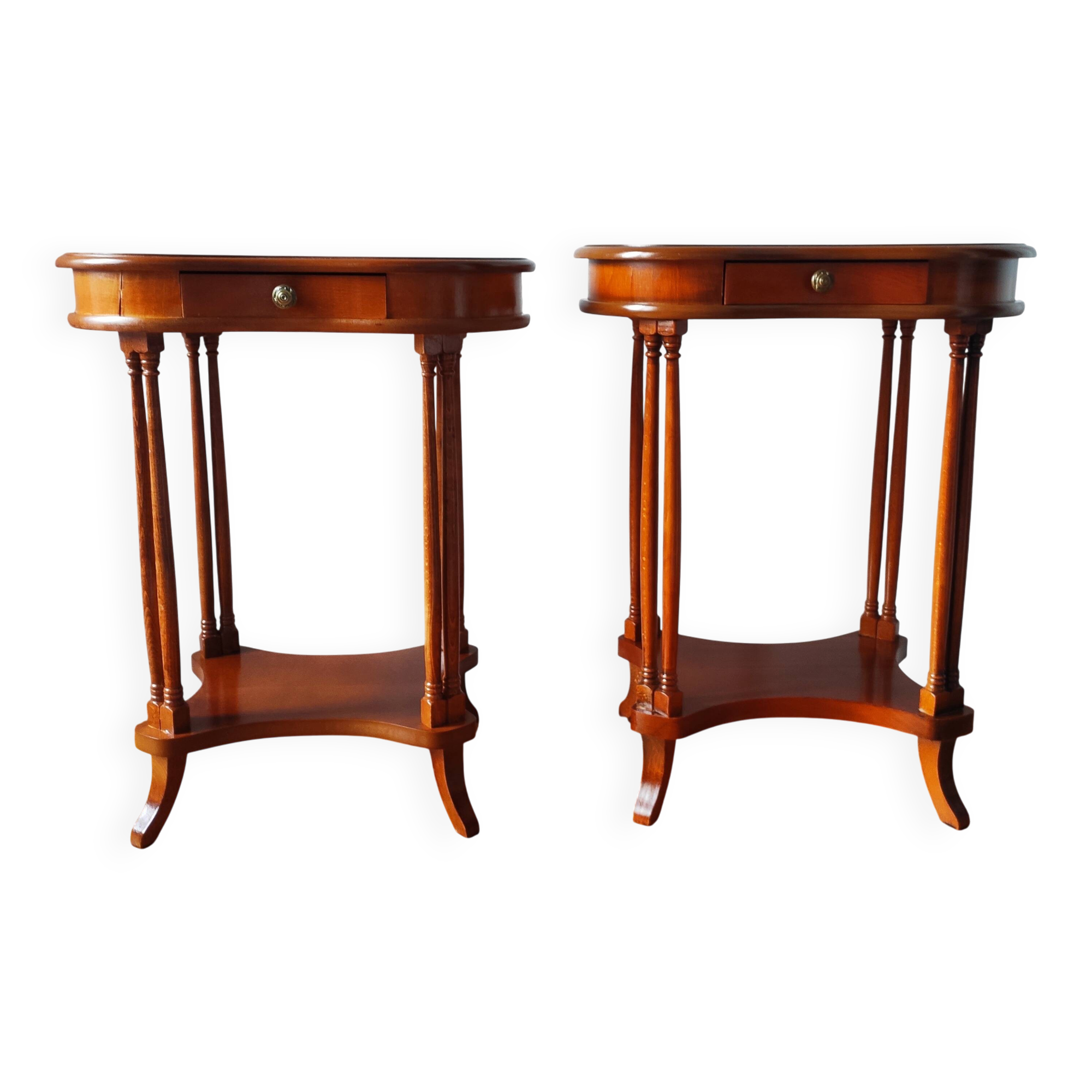 Pair of classic bedside tables.