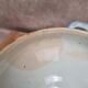 Antique Gien soup tureen with blue thistle decoration, ironstone.