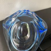 Blue Murano fruit bowl