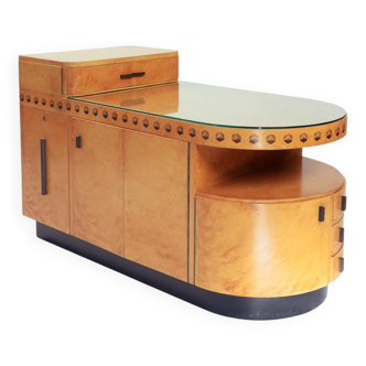 Meuble bar de style Art déco, Italie, années 1970